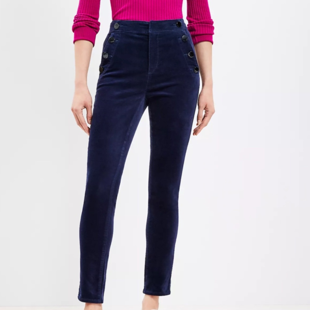 🆕 LOFT Mariner Velvet Pants